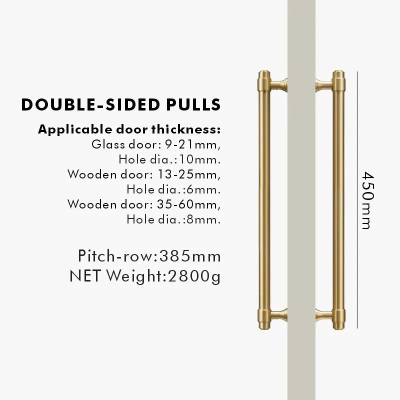 BRISTOL Solid Brass Door Pull Handle