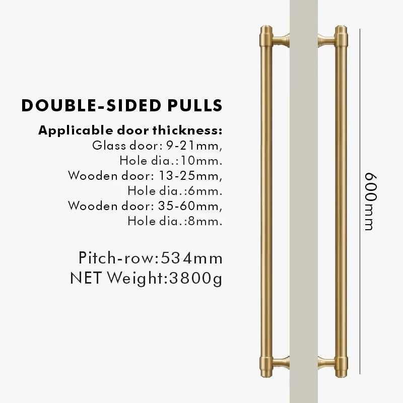 BRISTOL Solid Brass Door Pull Handle