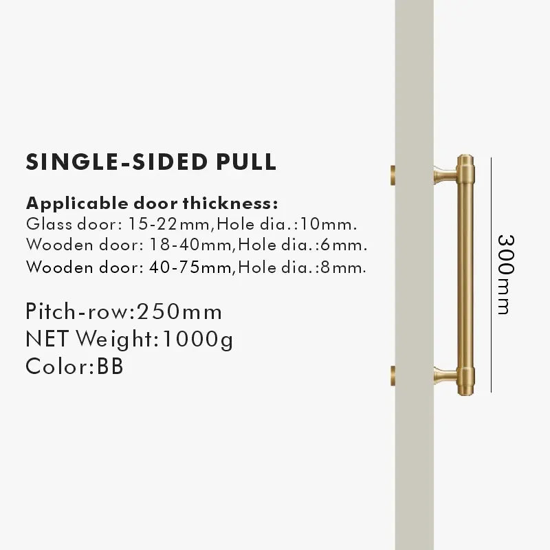 BRISTOL Solid Brass Door Pull Handle