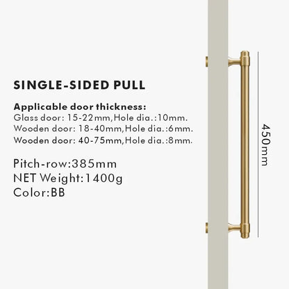 BRISTOL Solid Brass Door Pull Handle