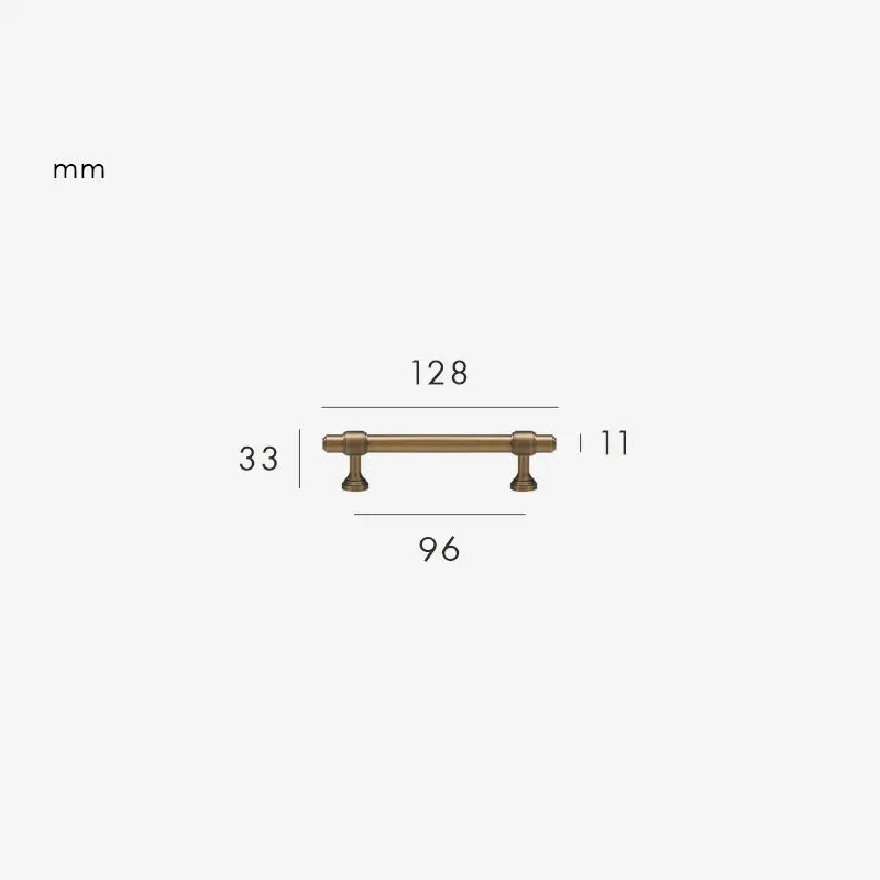 BRISTOL Solid Brass Kitchen & Cabinet Handles