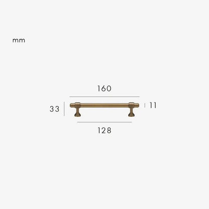 BRISTOL Solid Brass Kitchen & Cabinet Handles