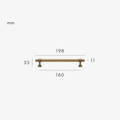 BRISTOL Solid Brass Kitchen & Cabinet Handles