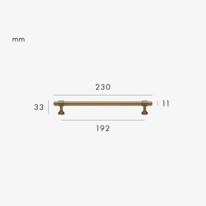 BRISTOL Solid Brass Kitchen & Cabinet Handles