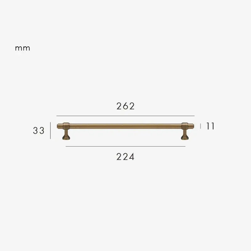 BRISTOL Solid Brass Kitchen & Cabinet Handles