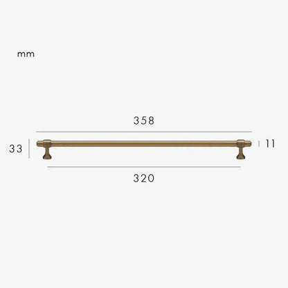 BRISTOL Solid Brass Kitchen & Cabinet Handles