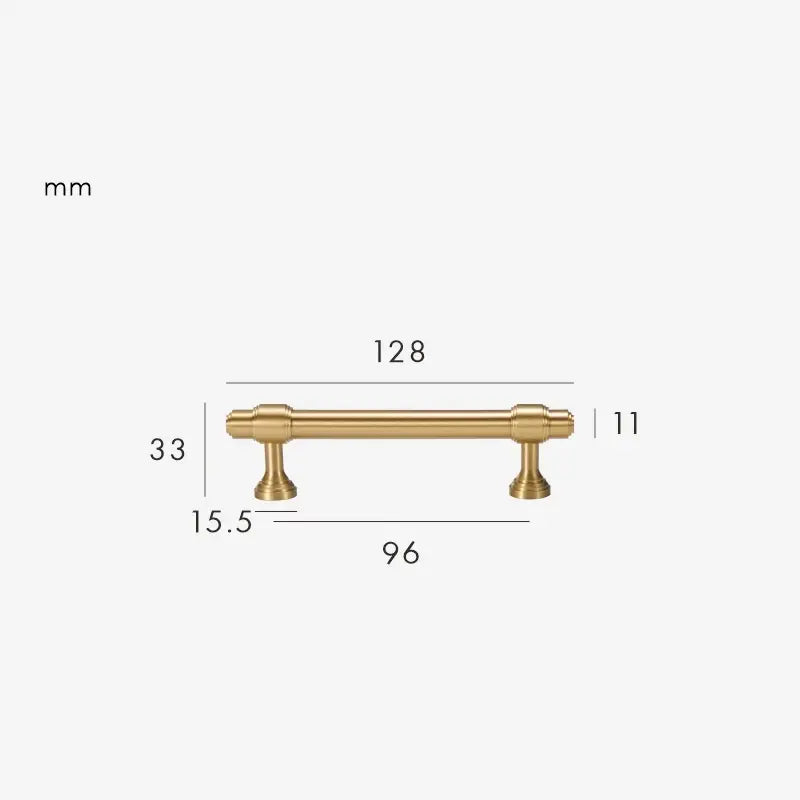 BRISTOL Solid Brass Kitchen & Cabinet Handles