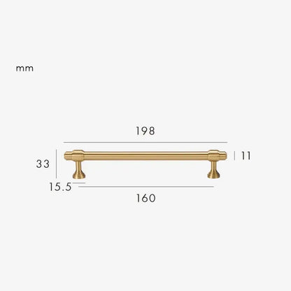 BRISTOL Solid Brass Kitchen & Cabinet Handles