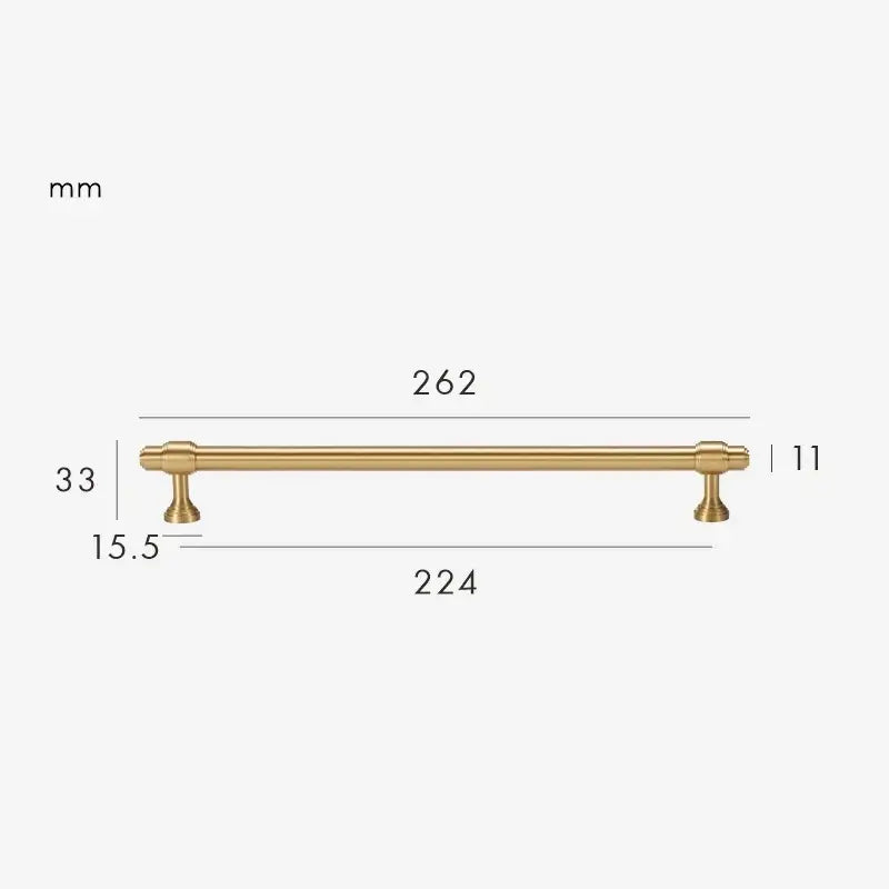BRISTOL Solid Brass Kitchen & Cabinet Handles