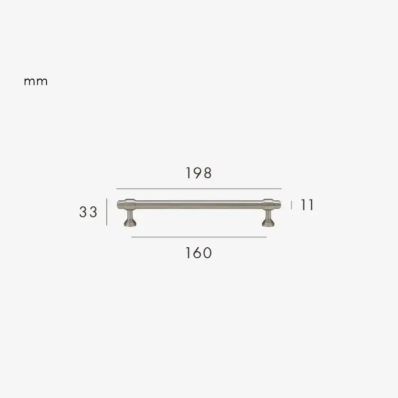 BRISTOL Solid Brass Kitchen & Cabinet Handles
