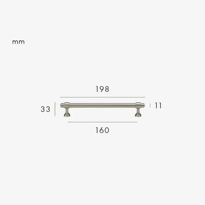 BRISTOL Solid Brass Kitchen & Cabinet Handles