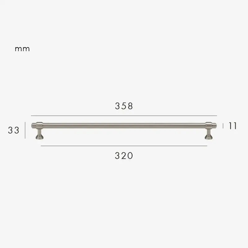 BRISTOL Solid Brass Kitchen & Cabinet Handles