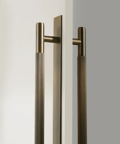 ELAN Solid Brass Door Pull Handle With Back Plate
