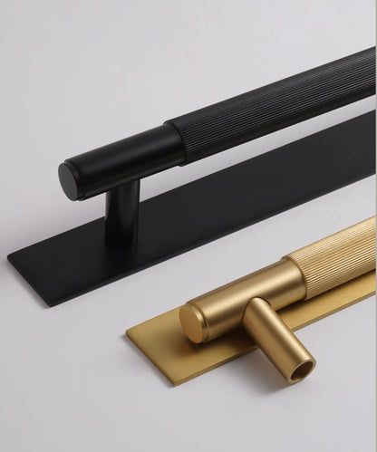 ELAN Solid Brass Door Pull Handle With Back Plate