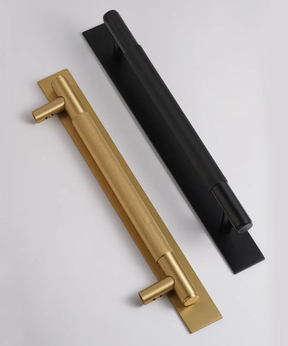 ELAN Solid Brass Door Pull Handle With Back Plate