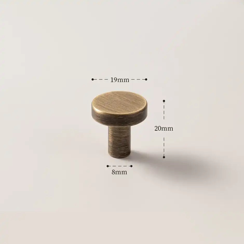 ELDAR Antique Brass Cabinet & Cupboard Knob