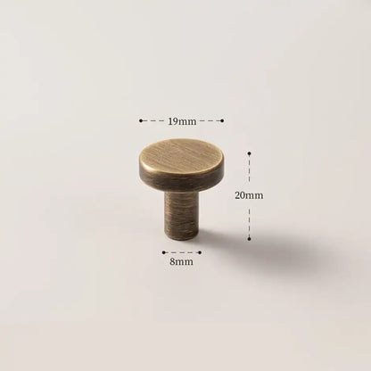 ELDAR Antique Brass Cabinet & Cupboard Knob