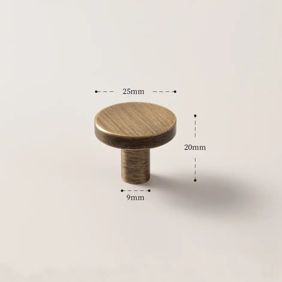 ELDAR Antique Brass Cabinet & Cupboard Knob
