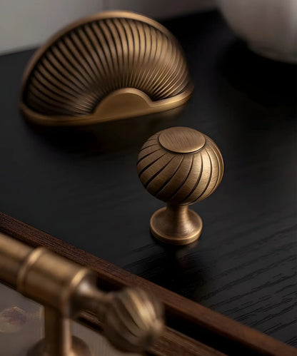 GILDOR Solid Brass Cabinet & Cupboard Knob