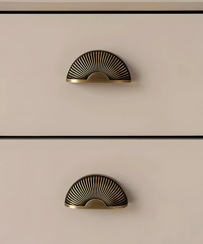 GILDOR Solid Brass Retro Cabinet Cup Pull