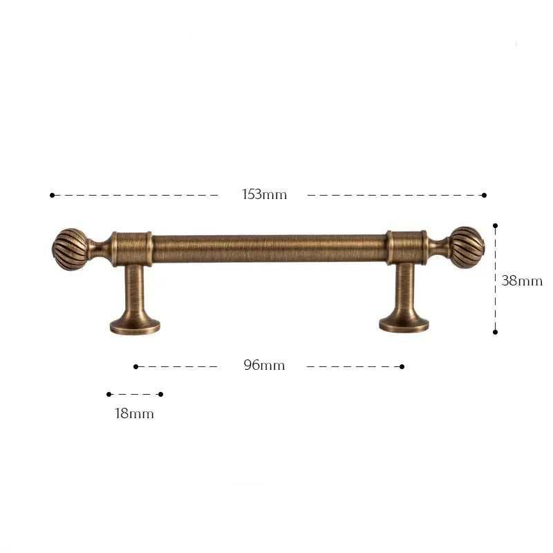 GILDOR Solid Brass Kitchen & Cabinet Handles