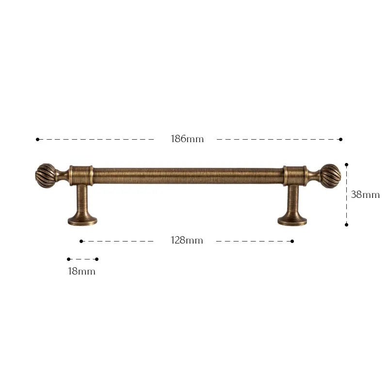GILDOR Solid Brass Kitchen & Cabinet Handles