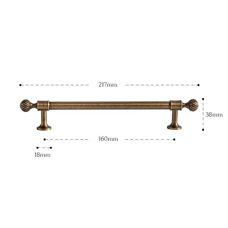 GILDOR Solid Brass Kitchen & Cabinet Handles