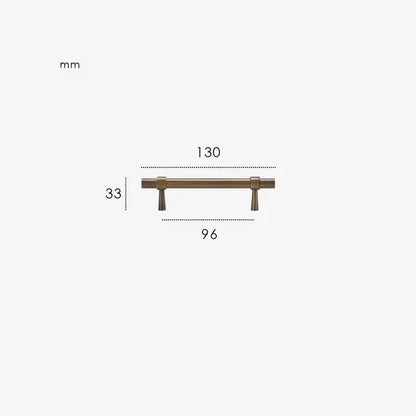 GLISSE Solid Brass Kitchen & Cabinet Handle