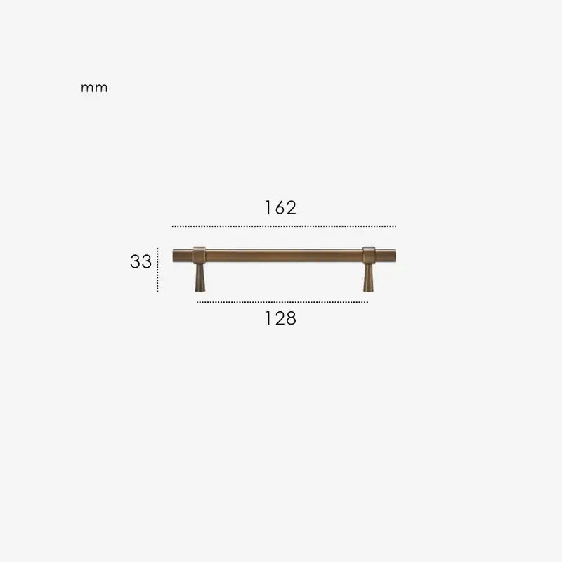 GLISSE Solid Brass Kitchen & Cabinet Handle