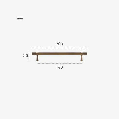 GLISSE Solid Brass Kitchen & Cabinet Handle