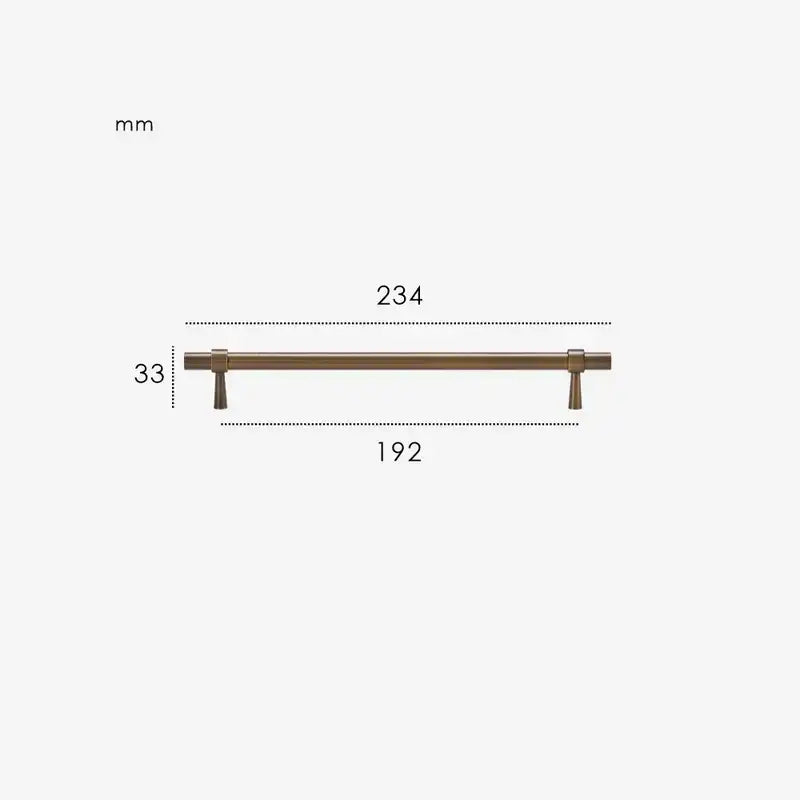 GLISSE Solid Brass Kitchen & Cabinet Handle