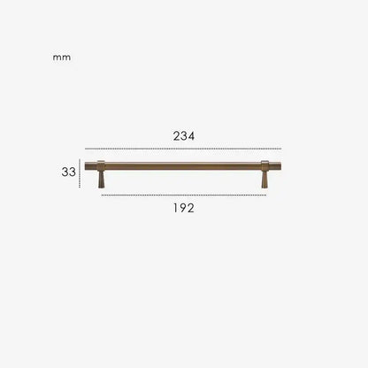 GLISSE Solid Brass Kitchen & Cabinet Handle