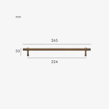 GLISSE Solid Brass Kitchen & Cabinet Handle