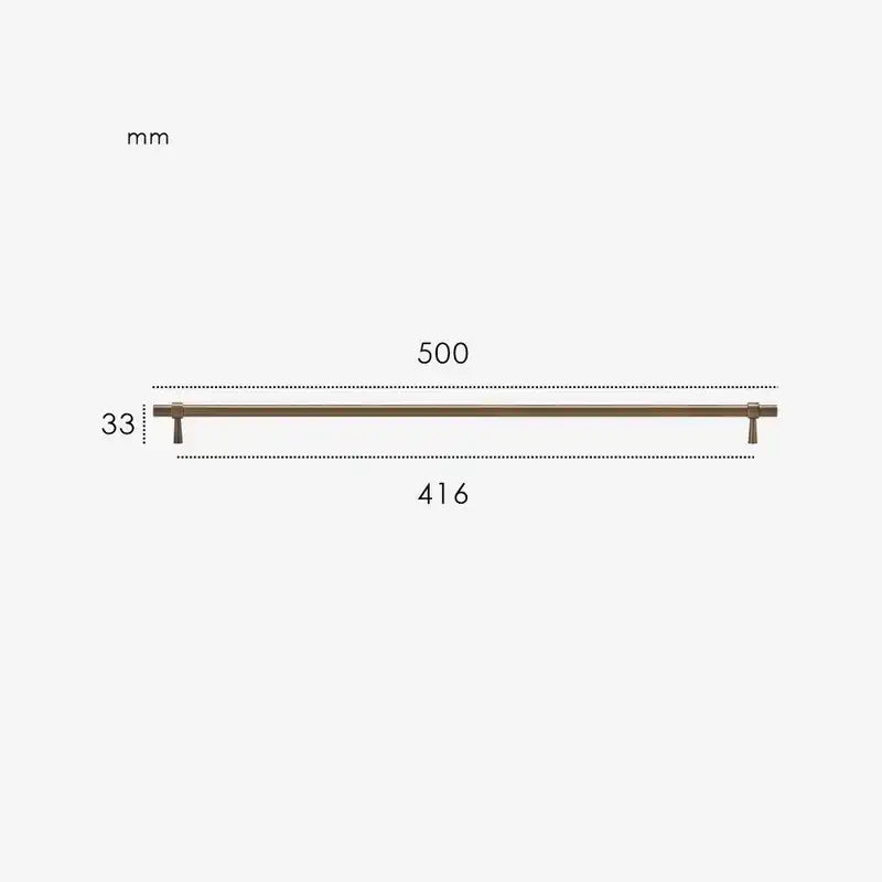 GLISSE Solid Brass Kitchen & Cabinet Handle