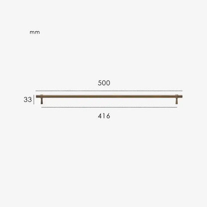 GLISSE Solid Brass Kitchen & Cabinet Handle