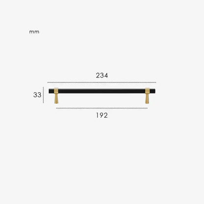 GLISSE Solid Brass Kitchen & Cabinet Handle