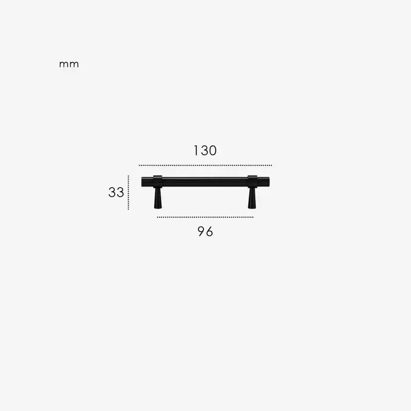 GLISSE Solid Brass Kitchen & Cabinet Handle