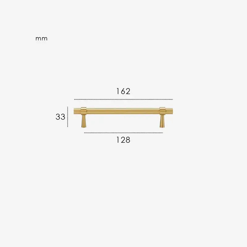 GLISSE Solid Brass Kitchen & Cabinet Handle