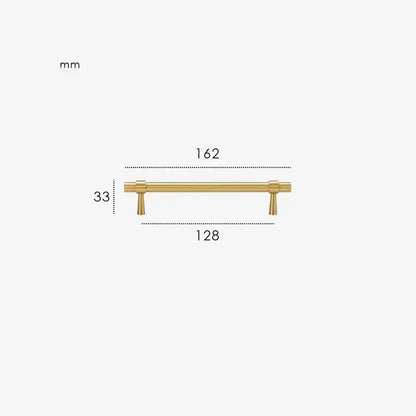 GLISSE Solid Brass Kitchen & Cabinet Handle