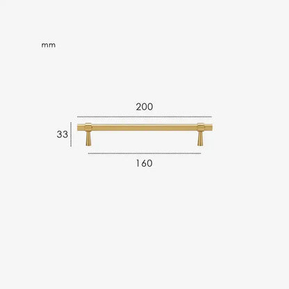 GLISSE Solid Brass Kitchen & Cabinet Handle