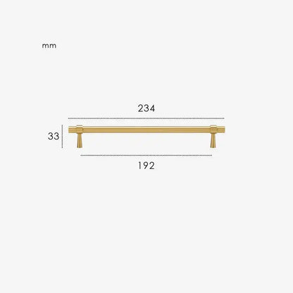 GLISSE Solid Brass Kitchen & Cabinet Handle
