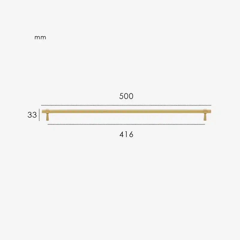 GLISSE Solid Brass Kitchen & Cabinet Handle