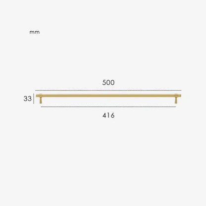 GLISSE Solid Brass Kitchen & Cabinet Handle