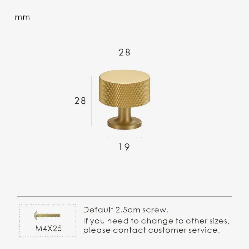 GRIDEN Brass Cabinet & Drawer Knob