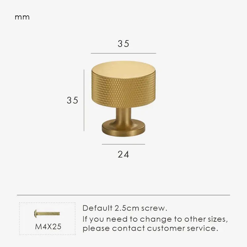 GRIDEN Brass Cabinet & Drawer Knob