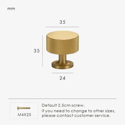 GRIDEN Brass Cabinet & Drawer Knob