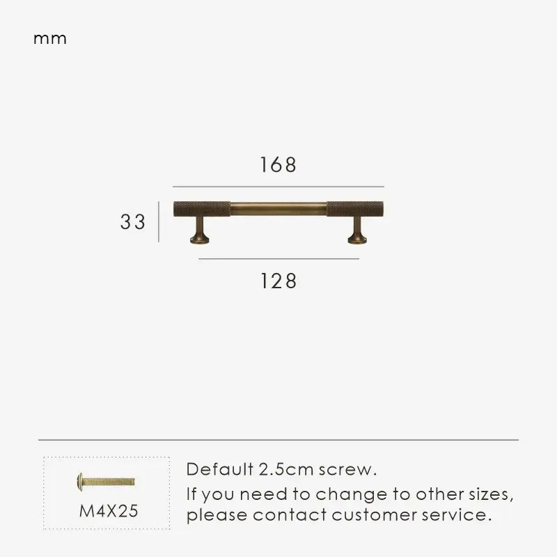 GRIDEN  Brass Kitchen & Cabinet Handles