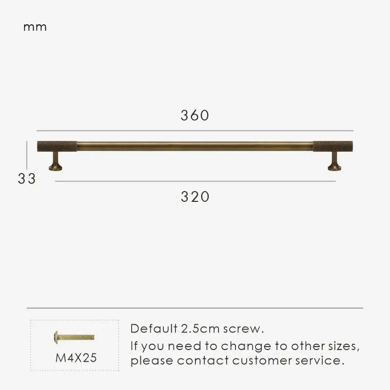 GRIDEN  Brass Kitchen & Cabinet Handles