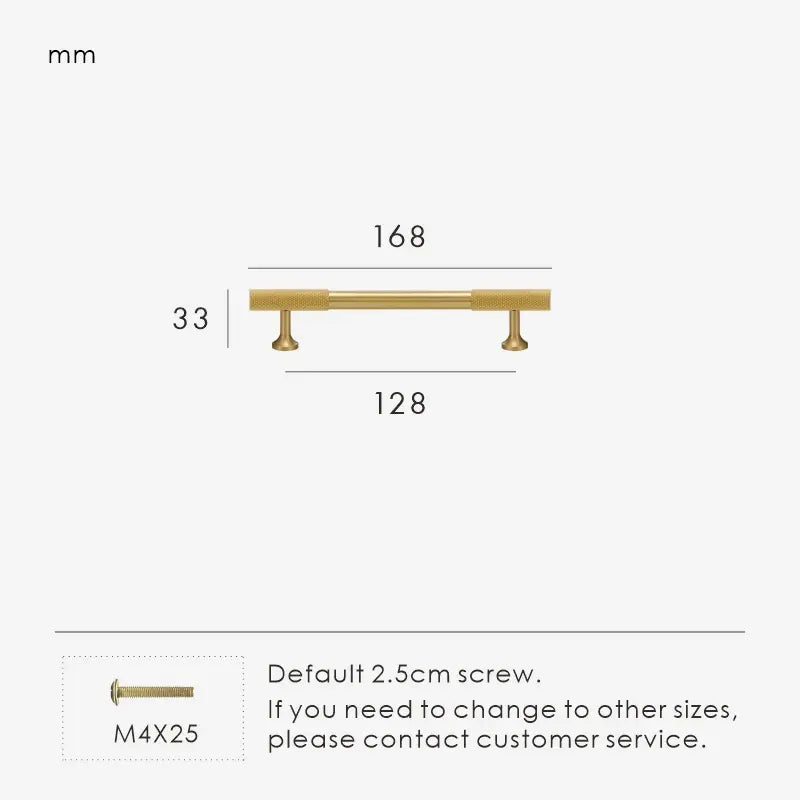 GRIDEN  Brass Kitchen & Cabinet Handles