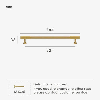 GRIDEN  Brass Kitchen & Cabinet Handles